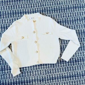 Mango Lady Sweater Jacket sz M